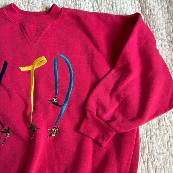 Vintage LimitedToo Kids Embroidered Ski Sweatshirt - Picture 5 of 9